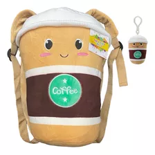 Pack Mochila + Llavero De Peluche Alimentos Smoochy Pals