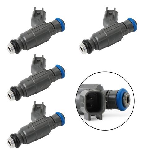 4x Inyector De Combustible For Ford Focus 2.0l 2002-2004 Foto 5