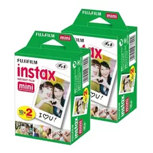 2 Pack Fujifilm Cartucho Instax Mini Iso 800 40 Hojas