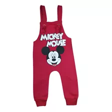 Roupa Infantil Jardineira Menino Mickey Mouse Disney Moda