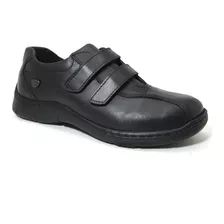 Zapato Cavatini Doble Abrojo Flor Colegial Niños