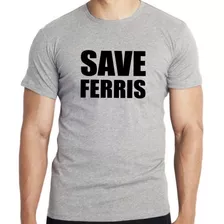 Camiseta Infantil Kids Curtindo A Vida Adoidado Save Ferris