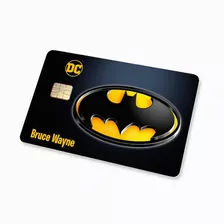 Pack 2x1 Sticker Cover Tarjeta De Crédito/debito Batman Dc
