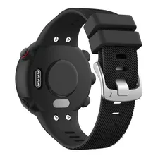 Pulseira Compatível Com Forerunner 45 45s Chave E Parafusos Cor Preto