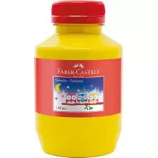 Tinta Guache 250ml - Amarelo Faber-castell