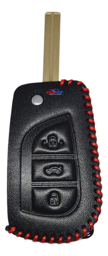 Funda Piel Llave Control Toyoya Corolla Hilux Yaris Camry 3b Foto 8