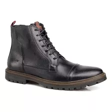 Coturno Bota Couro Rafarillo Casual Masculino