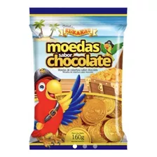 Chocolate Com Formato De Moedas Ao Leite Kikakau Saco 160g