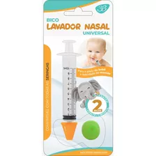 Higienizador Lavagem Nasal 2 Bicos Universal Seringa Brinde