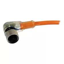 Cabo C/ Conector M8 90º 3 Pinos 2m K8-a-2m - Metaltex