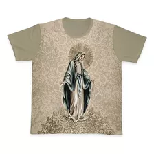 Camiseta Camisa Nossa Senhora Das Graças Sabatini Feminina