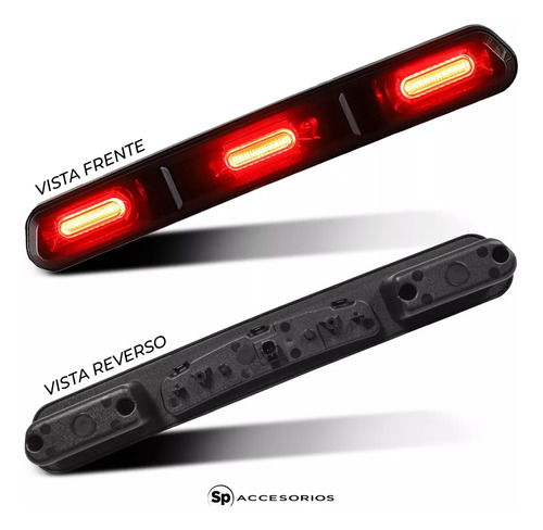 Luz De Stop Led Chase Raptor Rojo Trasera Ford Bronco 20-24 Foto 6