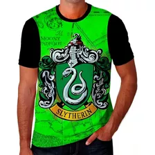 Camisa Camiseta Harry Potter Sonserina Grifinória Lufa Hd 22