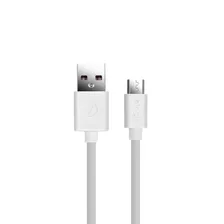 Cabo Usb Elogin Emborrachado Ii Micro V8 Branco- Ce03