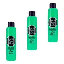 Kit Com 3 Palmindaya Locao Apos Barba 500ml Aloe Vera