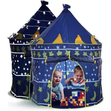 Carpa Casita Castillo Indio Plegable Para Niños Tienda Azul