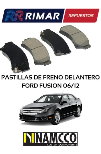 Pastillas De Freno Delantero Ford Fusion 2006/2012 Foto 2