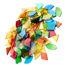 Mosaico De Vidrio Cuadrado Triangular Transparente De Colore