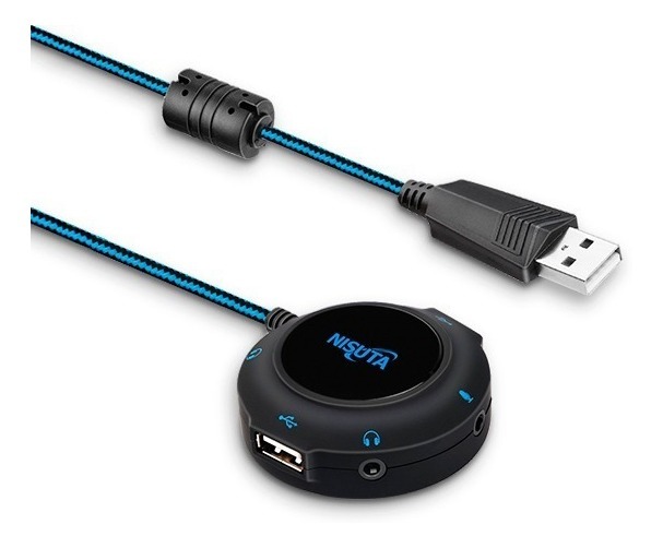 NISUTA NS-COUSAU7H PLACA DE SONIDO USB EXTERNA