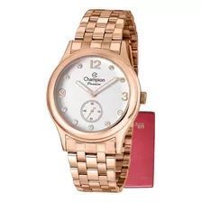 Relógio Champion Feminino Rosê Passion Com Strass Ch38226z