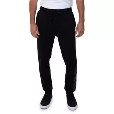 Calça Quiksilver Moletom Deck Coast Masculina Preto