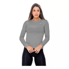 Camisas Térmica Feminina Voker Proteção Uv Bike Academia