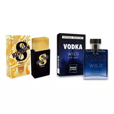 Kit 1 Vodka Wild 100ml + 1 Billion Man 100ml