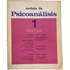 Revista De Psicoanalisis 1 Asociacion Psicoanalitica Argent.