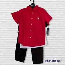 Conjunto Niño Polo Assn 3 Piezas