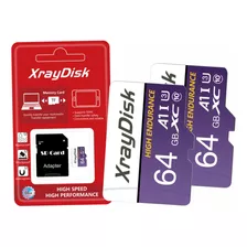 Kit 2 Micro Sd 64gb Classe 10 Cartão Memória Microsd A1 U1