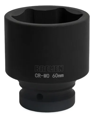 Llave Tubo Bremen 60mm Impacto Hex Enc 1 Largo 90mm 8453 Negro