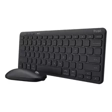 Combo Trust Lyra Teclado Y Mouse Wireless Bt Recargable Ct Color Del Mouse Gris Oscuro Color Del Teclado Gris Oscuro