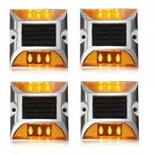 2 Vialetas Solares Inteligentes 6 Luces Led Blanca Fotocelda