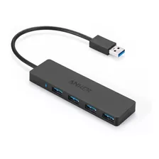 Hub Usb 3.0 Anker 4 Portas Alta Velocidade Slim Imediato