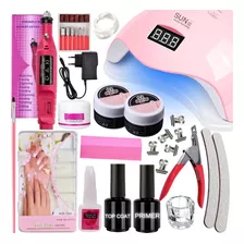 Kit De Unhas Gel Completo Quite Para Fazer Acabamentos Unhas