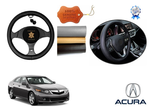 Tapetes 3d Logo Acura + Cubre Volante Tsx 2009 A 2013 2014 Foto 3