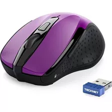 Mouse Tecknet Silencioso/purpura