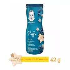 Snacks Gerber® Puffs Etapa 3 Mora Azul Bote 42g