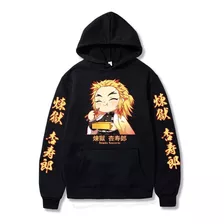 Demon Slayer Anime Harajuku Sudaderas Hombre Mujer Rengoku K