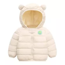 Parka Acolchada Para Bebés/ Niños ( Con Orejitas Y Luz Led)