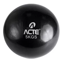 Bola Tonificadora T175 - Preto Com 5kg - Acte Sports