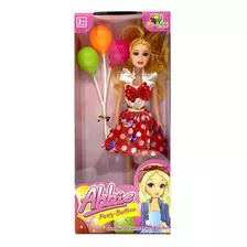 Boneca Abbie Party Balloon Zb1116 Modelo 2 - Art Brink