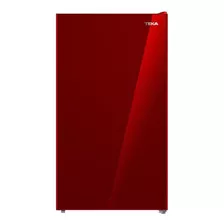 Frigobar Teka Easy 4pies Cúbicos Rsr 10520 Gbk Puertacristal Color Rojo