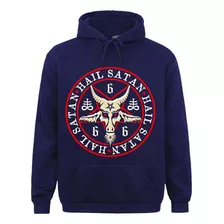 Sudadera Con Capucha Para Hombre, Ropa Deportiva Hail Satan