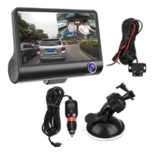 Video Cámara Dvr Para Auto 3 Lentes Frontal Reversa Interno