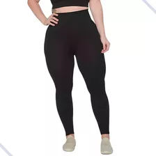 Calça Legging Suplex Plus Size G1 G2 G3 Cós Alto Moda Fitnes