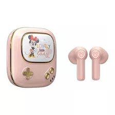 Audífonos Bluetooth 5.2 Disney Retro Rosado Rosa N/a