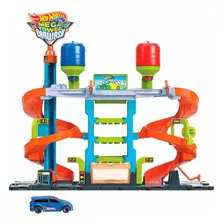 Conjunto E Pista - Hot Wheels City - Lava Rápido Mega Torre