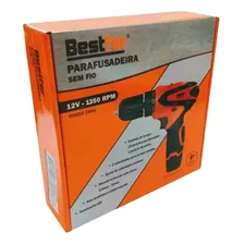 Parafusadeira Furadeira Portátil Sem Fio 12v Bateria Bestfer