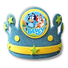 Corona Perro Bluey Cumpleaños 